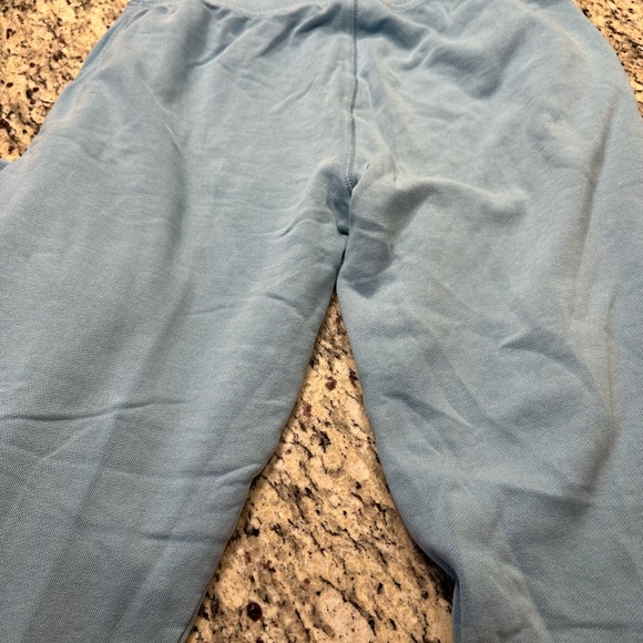 Champion Aqua Blue Cropped Hoodie & Sweatpants Large - Picture 9 of 11
